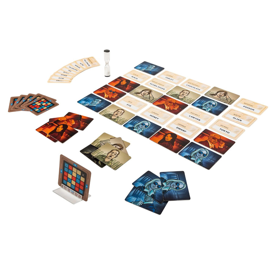 Codenames word cards laid out in a grid