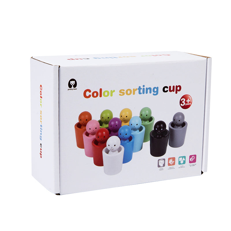 Colour Sorting Cups & Peg Dolls