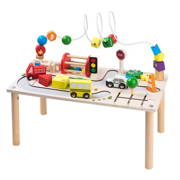 Busy Board Activity Table with Bead Maze