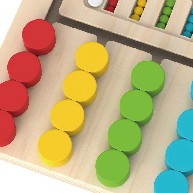 Wooden Logic Maze Board