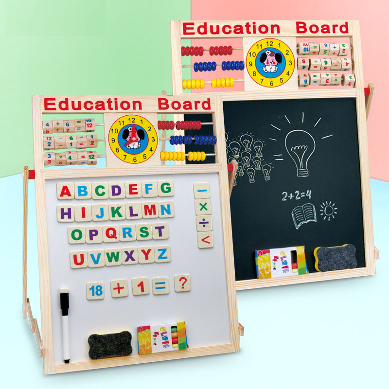 Wooden Standing Easel & Chalkboard