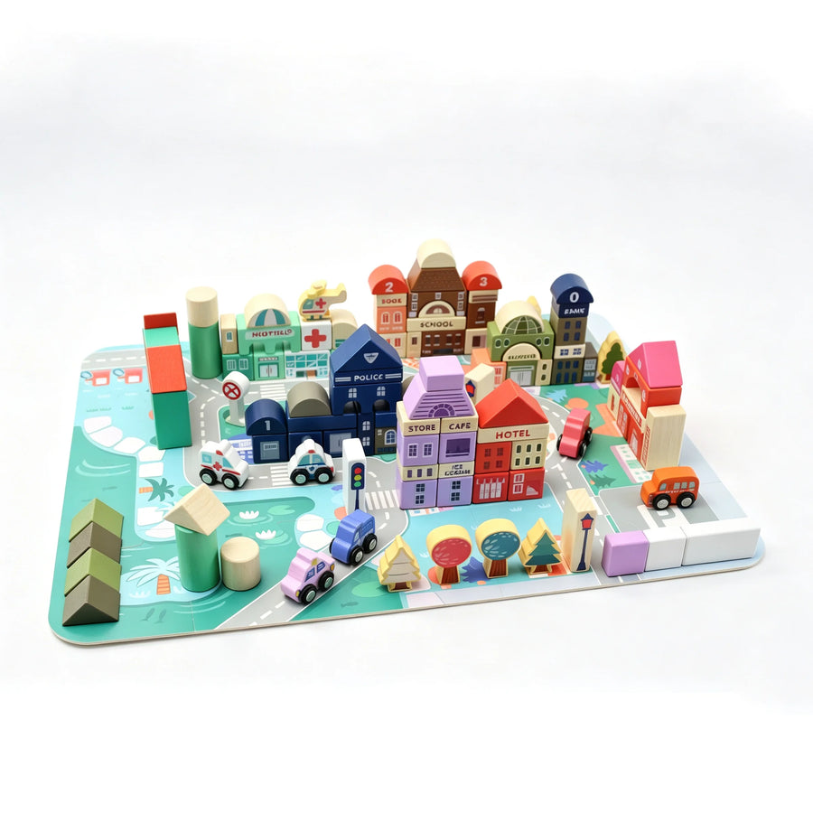 Magic City Wooden Building Blocks