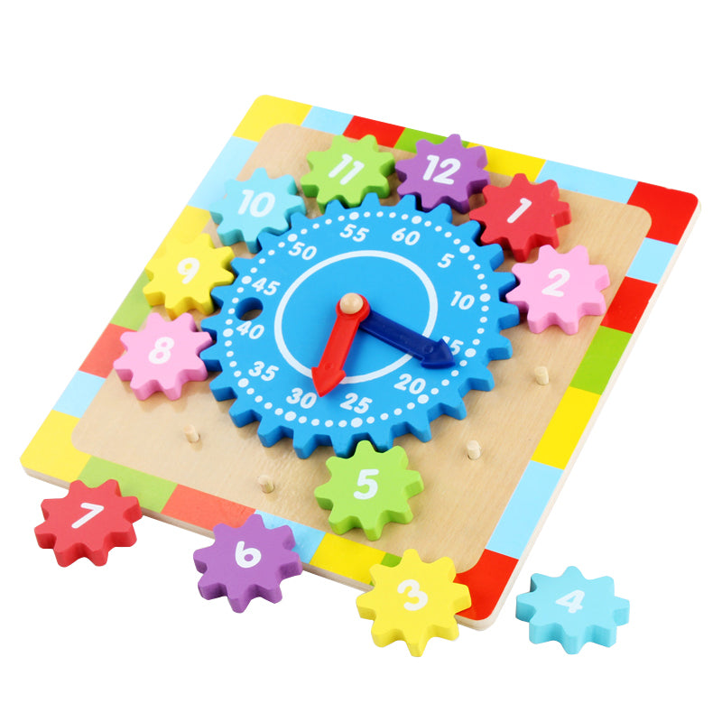 Gear & Clock Learning Board