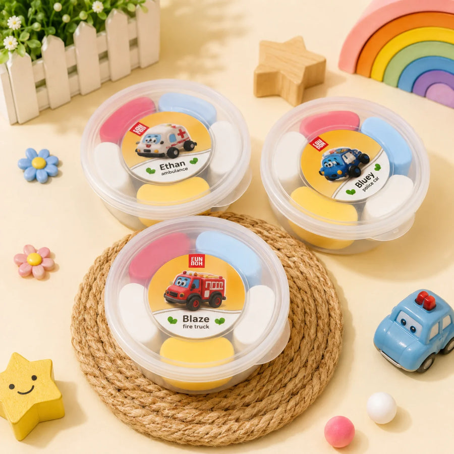 Air-Dry Clay Pull-Back Cars Kit