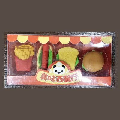Novelty Eraser Pack, Fast Food design