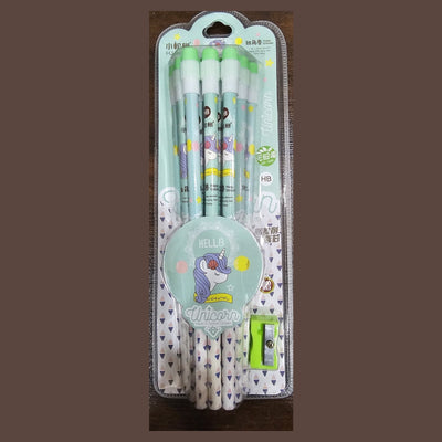 Fun Pencil Pack, Unicorn design