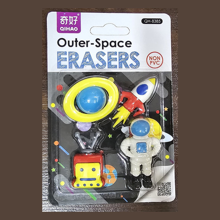 Novelty Eraser Pack, Outer Space design