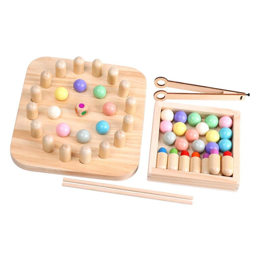 Wooden Brain Bead Game