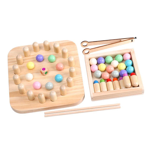 Wooden Brain Bead Game