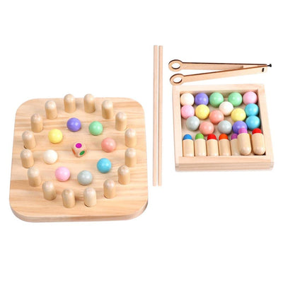 Wooden Brain Bead Game