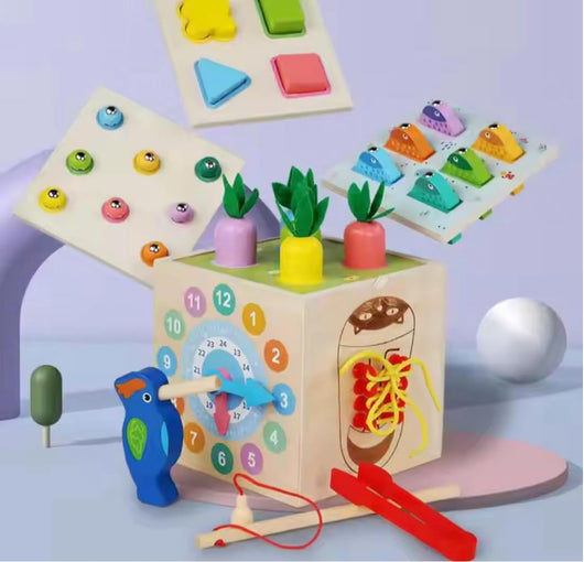 Montessori Activity Cube Play Kit