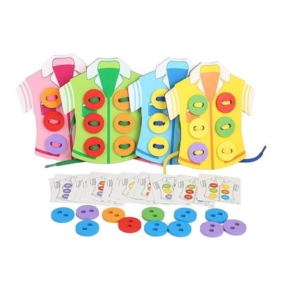 Button-Up Shirts Lacing Toy