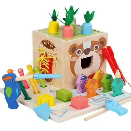 Montessori Activity Cube Play Kit
