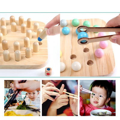 Wooden Brain Bead Game