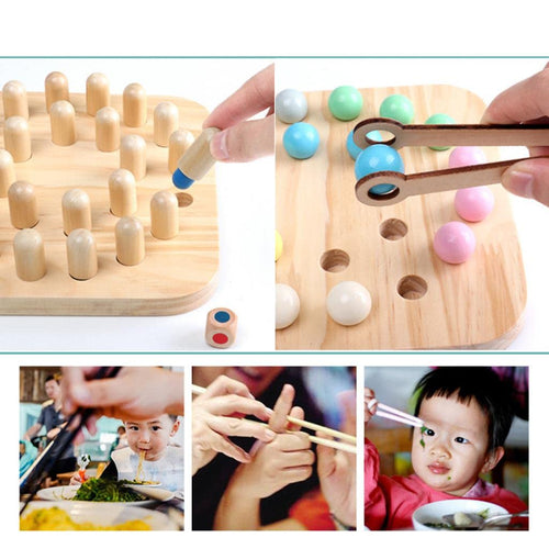 Wooden Brain Bead Game