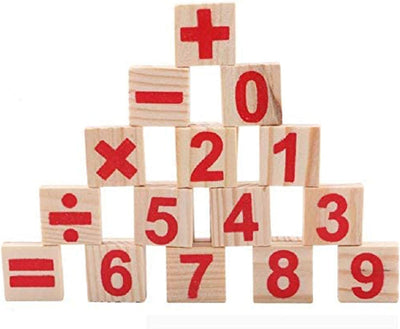 Wooden Counting Sticks & Number Blocks