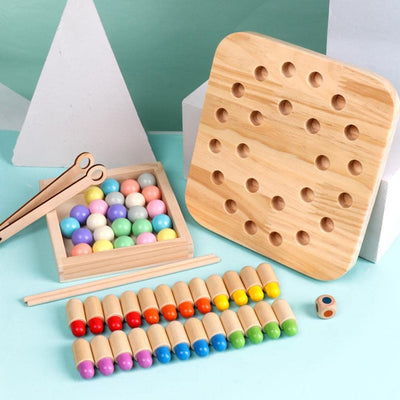 Wooden Brain Bead Game