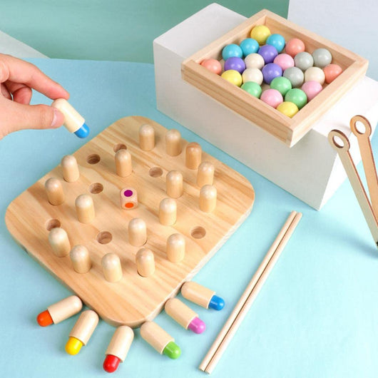 Wooden Brain Bead Game