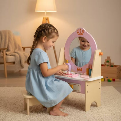Wooden Dressing Table Play Set
