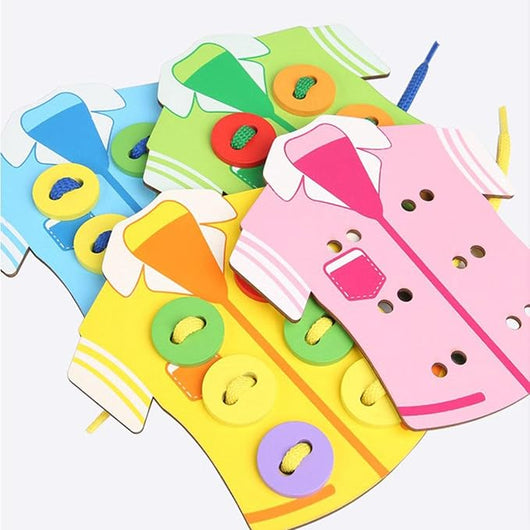 Button-Up Shirts Lacing Toy