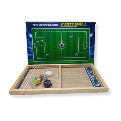 Fast Stringpuck Game Football wooden board with box