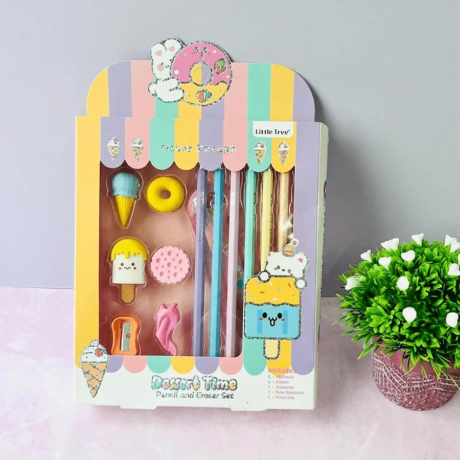 Pencil & Eraser Gift Set
