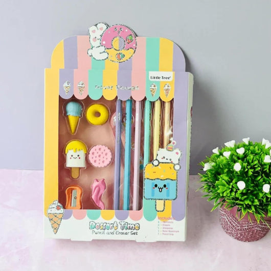 Pencil & Eraser Gift Set