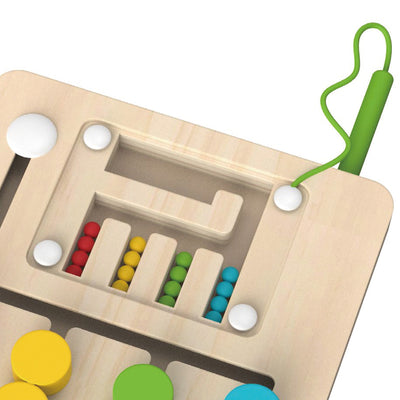 Wooden Logic Maze Board