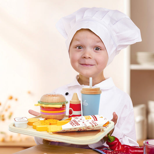 Burger & Fries Play Food Set