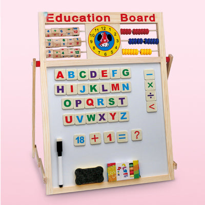 Wooden Standing Easel & Chalkboard