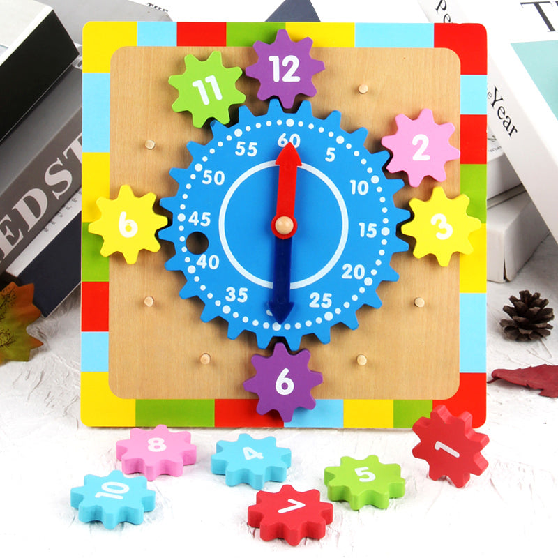 Gear & Clock Learning Board