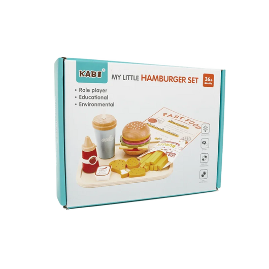 Burger & Fries Play Food Set