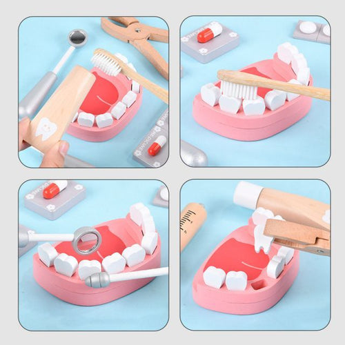 Wooden Doctor's Bag Play Set