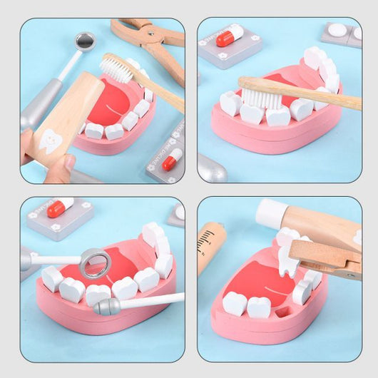 Wooden Doctor's Bag Play Set