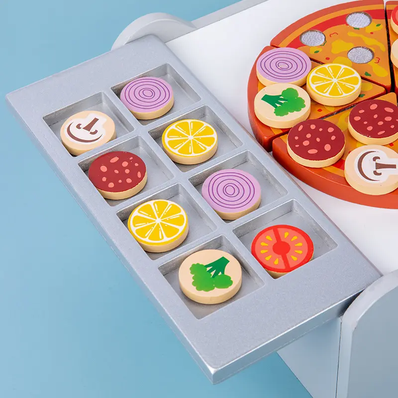 Wooden Pizza & Oven Play Set