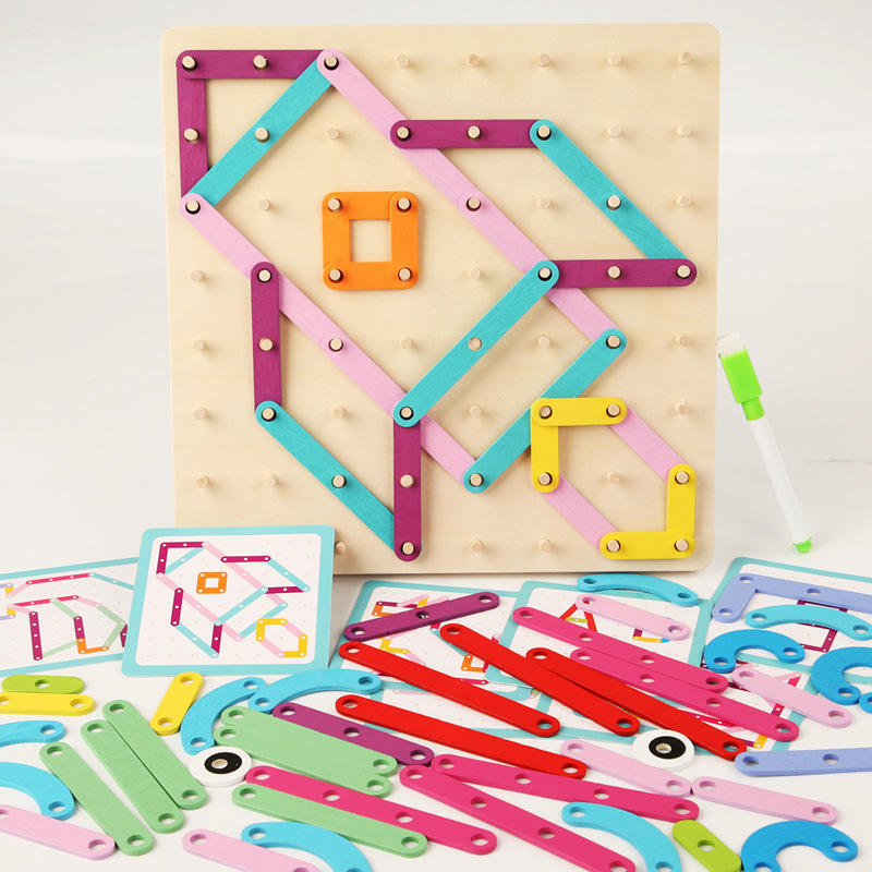 Wooden Nail Board – Shapes & Patterns