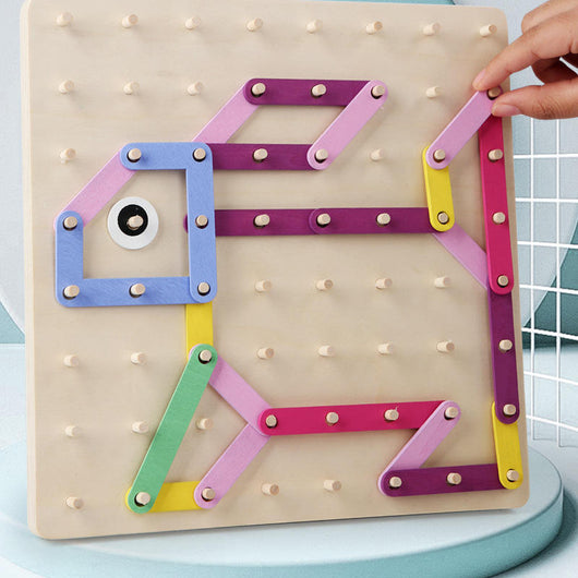 Wooden Nail Board – Shapes & Patterns