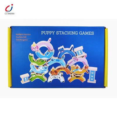 Puppy Stacking High Balance Game