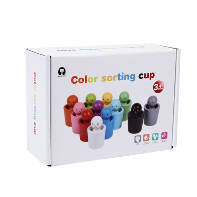 Colour Sorting Cups & Peg Dolls