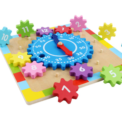 Gear & Clock Learning Board