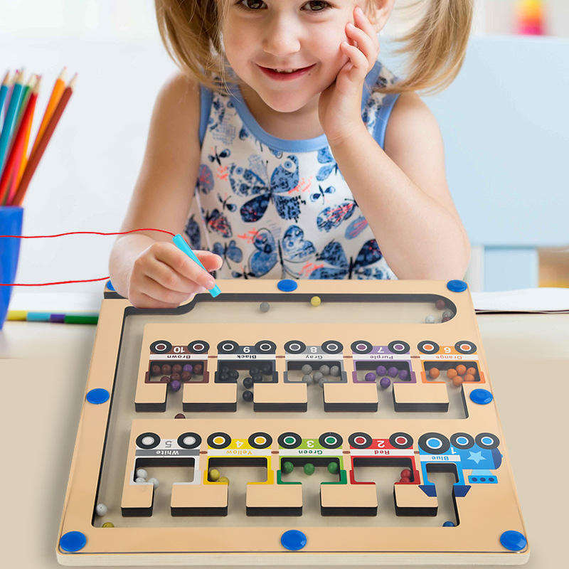 Colour & Number Train Maze