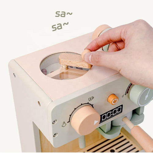 Wooden Coffee Maker Play Set