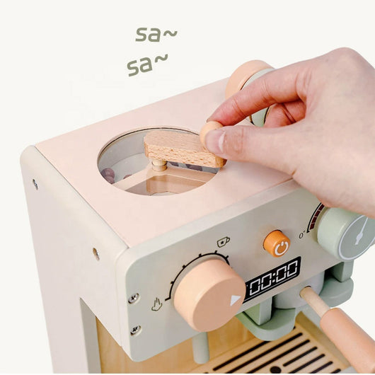 Wooden Coffee Maker Play Set