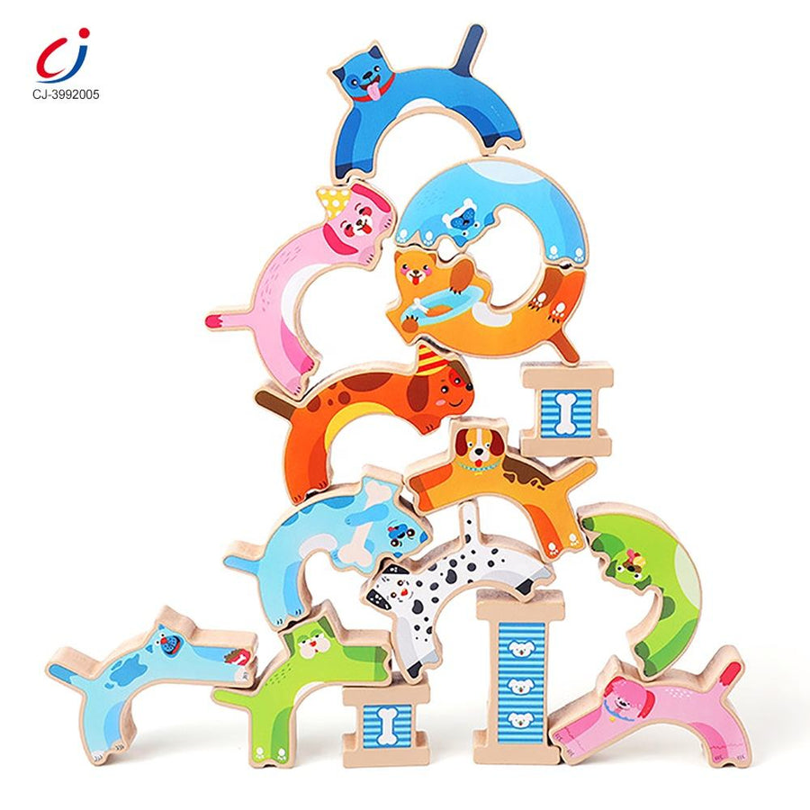 Puppy Stacking High Balance Game