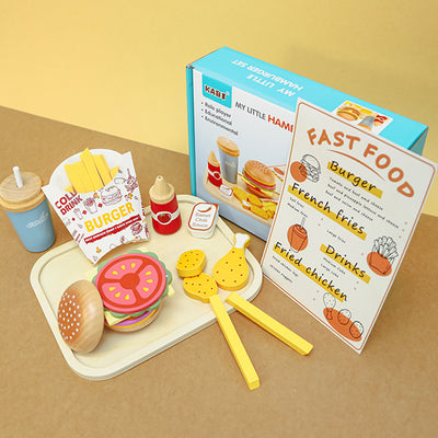 Burger & Fries Play Food Set
