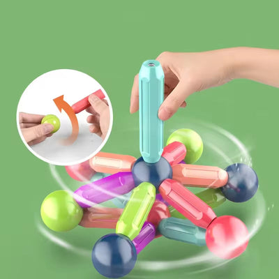 Magnetic Sticks & Balls Building Set