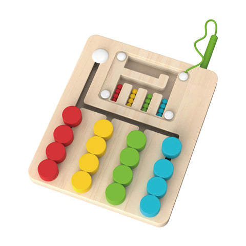 Wooden Logic Maze Board