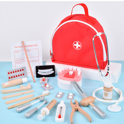 Wooden Doctor's Bag Play Set