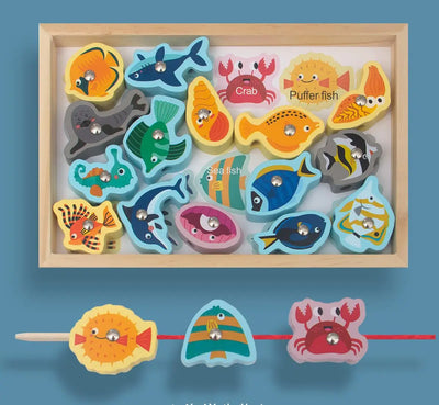 Bead Threading & Fishing Game Box