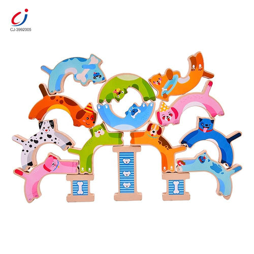 Puppy Stacking High Balance Game
